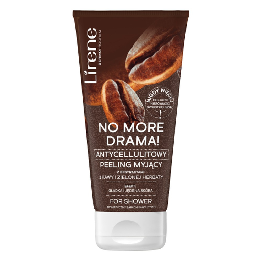 Lirene No More Drama! Anti-Cellulite Sugar Peeling with Coffee and Green Tea 175g