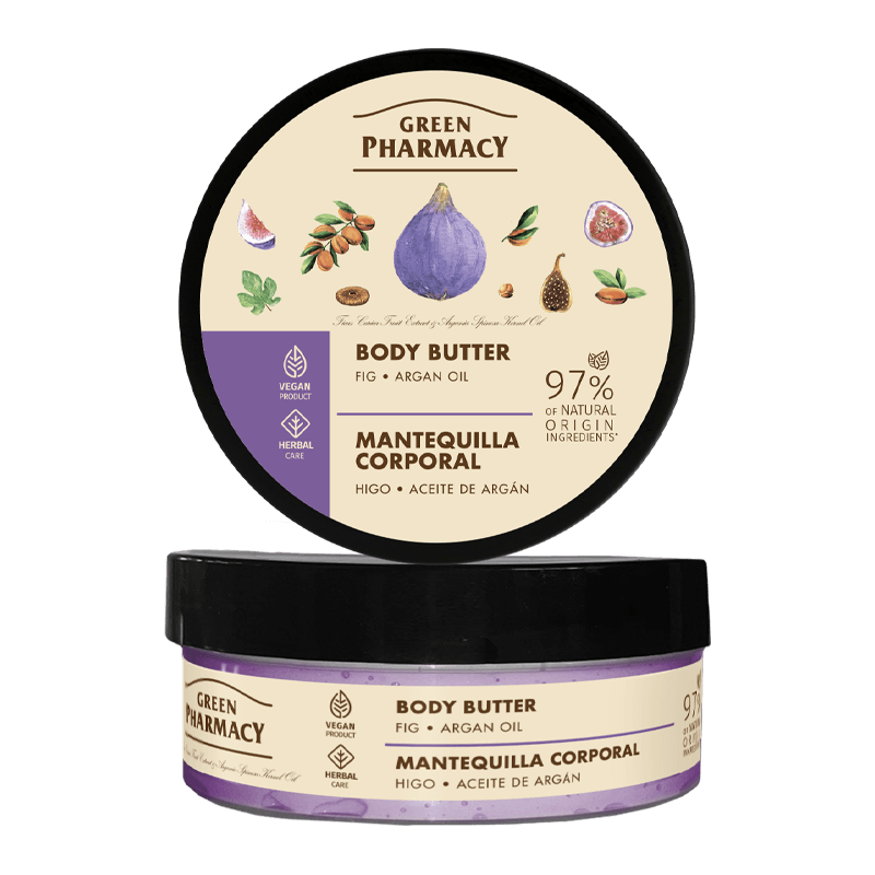 Green Pharmacy Fig and Argan Oil Body Butter 200ml