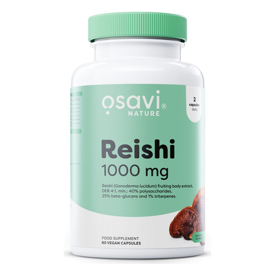 Reishi, 1000 mg - 60 vegan caps