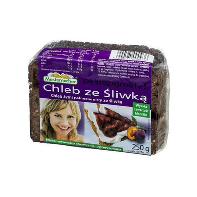 Benus Mestemacher Whole Grain Rye Bread with Plum 250g