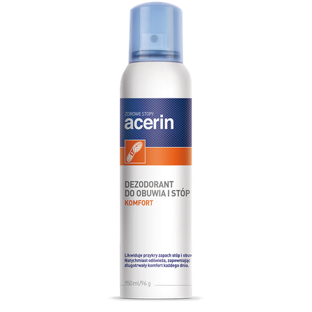 Aflofarm Acerin Komfort Foot & Shoe Deodorant Spray 150ml