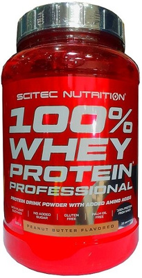 SciTec 100% Whey Protein Professional, Peanut Butter - 920g