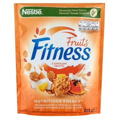 Nestlé Fitness Fruits Breakfast Cereal with Fruit 225g