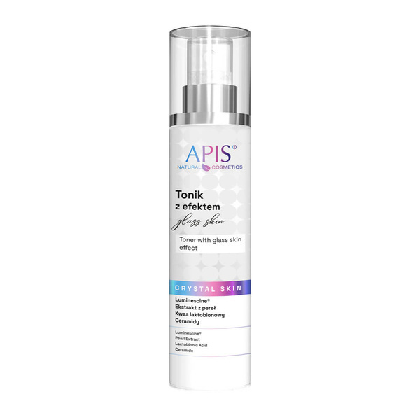 Apis Crystal Skin Toner with Glass Skin Effect for Dry Dull Skin 200ml