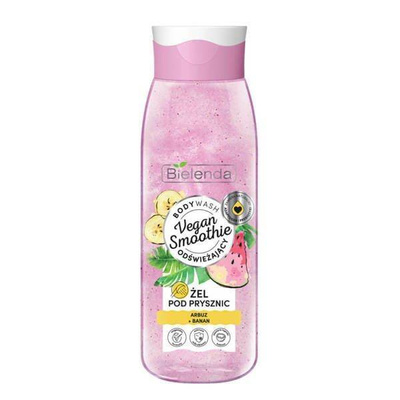 Bielenda Vegan Smoothie Refreshing Shower Gel with Watermelon and Banana 400g