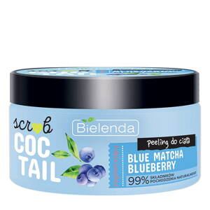 Bielenda Scrub Coctail Regenerating Body Scrub with Blue Matcha and Blueberry 350g