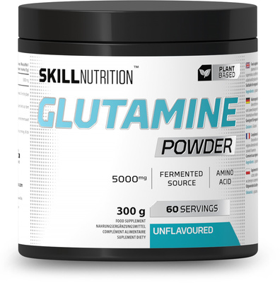 Skill Nutrition Glutamine Powder Unflavoured 300g
