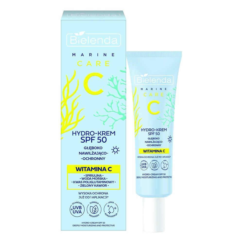 Bielenda C Marine Care Deeply Moisturizing and Protective Day Hydro-Cream SPF50 40ml