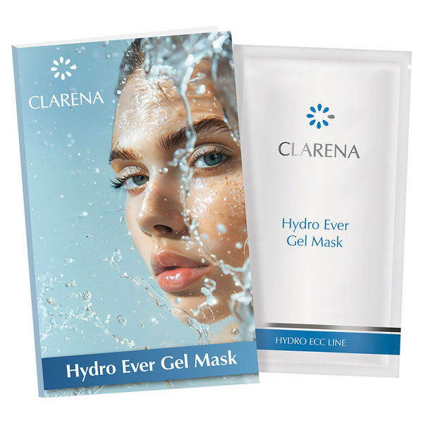 Clarena Hydro ECC Line Intensively Moisturizing Gel Mask for Dry and Dehydrated Skin 5ml