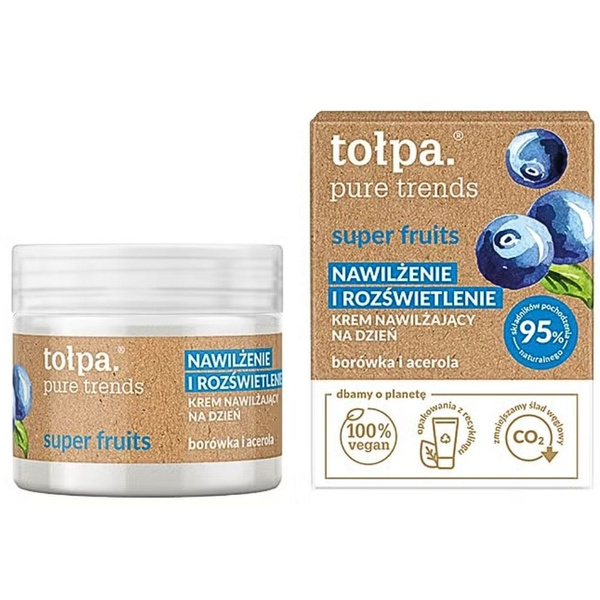 Tolpa Pure Trends Super Fruits Moisturizing Cream Illuminating Base 50ml