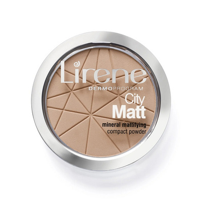 Lirene City Matt Mineral Mattifying Powder No. 03 Beige for All Skin Types 9g