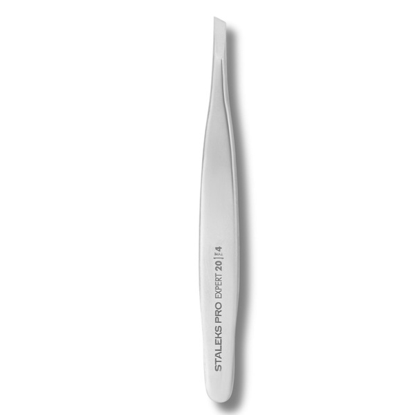 Staleks Pro Expert 20 Type 4 Eyebrow Tweezers Narrow Beveled 1pc