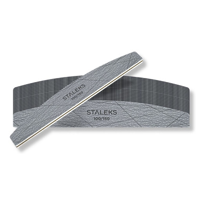 Staleks Smart 40 Crescent Mineral Nail Files 100/150 Grit 25 pcs