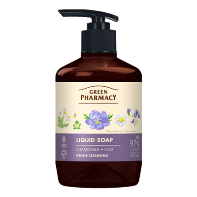 Green Pharmacy Regenerating and Soothing Liquid Soap with Chamomile 465ml