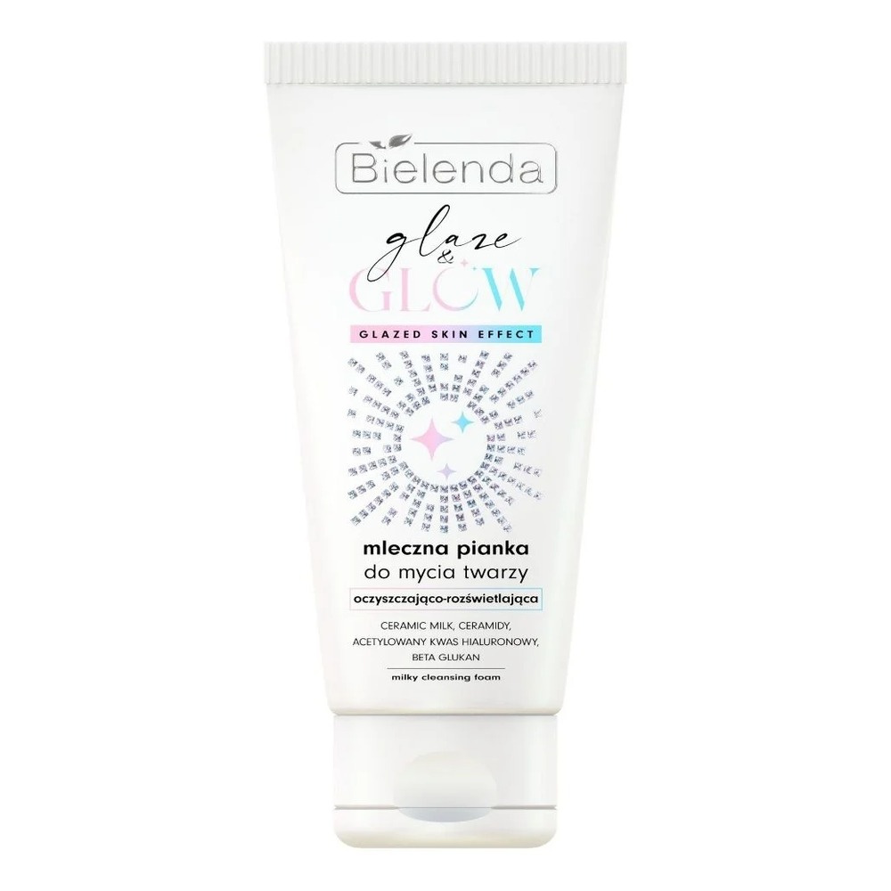 Bielenda Glaze & Glow Milky Face Wash Foam 135g
