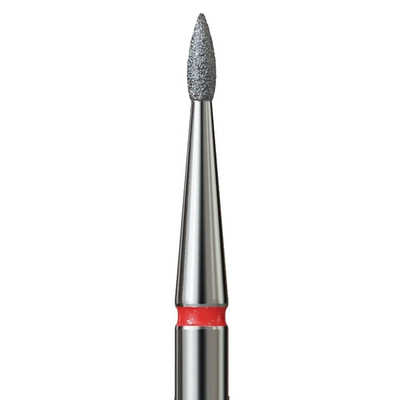 IQ Nails Diamond Nail Drill Bit Flame Shape Fine 1.2mm