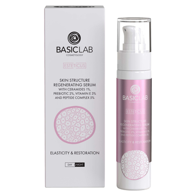 BasicLab Regenerating Serum with Ceramides and Peptides 50ml