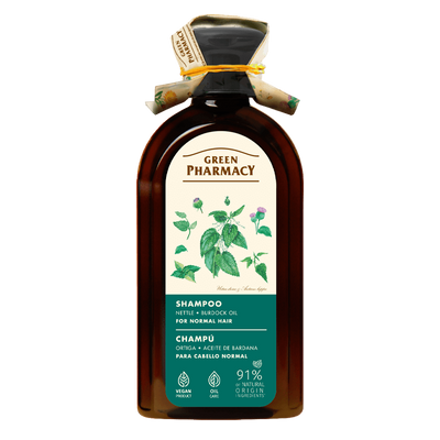 Green Pharmacy Shampoo for Normal Hair with Nettle Extract Preventing Dandruff 350ml