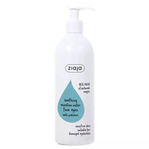 Ziaja Soothing Micellar Fluid for Sensitive Skin and Eyelashes 390ml Best Before 31.12.25