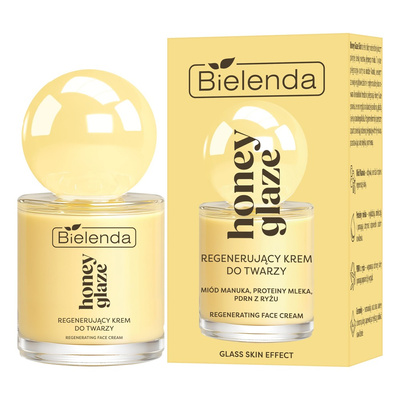 Bielenda HONEY GLAZE Regenerating face cream with a glass skin effect, 50ml