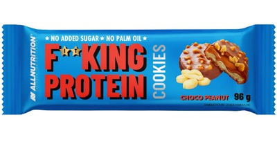 Allnutrition Fitking Protein Cookies Choco Peanut High Protein Snack Without Added Sugar 6 Cookies