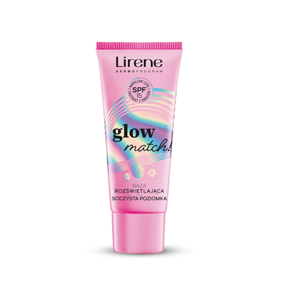 Lirene Glow Match! Illuminating Base with SPF15 Juicy Strawberry 30ml