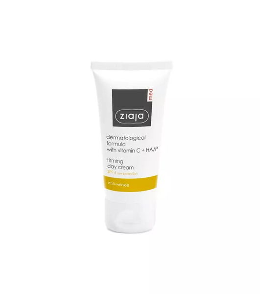 Ziaja Med Wrinkle Prevention Treatment with Vitamin C Firming Face Cream 30+ SPF6 for Day 50ml