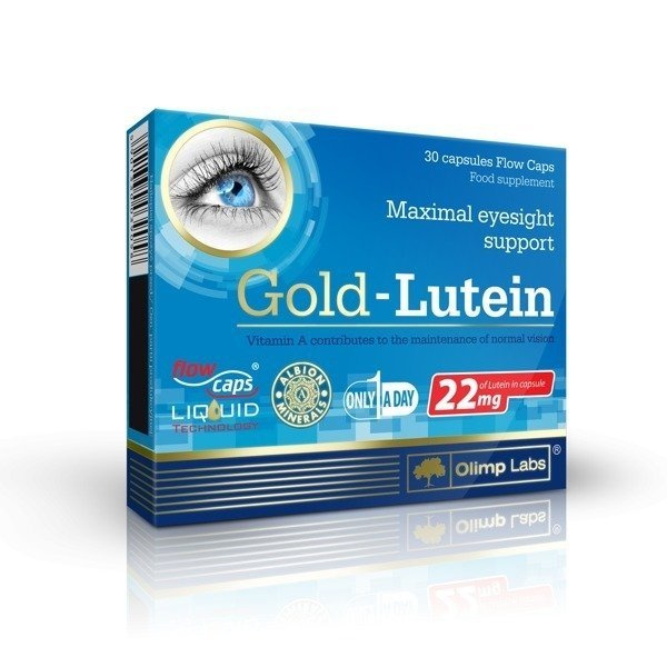 Olimp Gold Lutein for Vision Support and Eye Health 30 Capsules