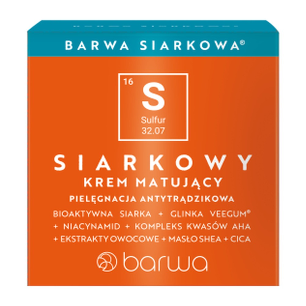 Barwa Sulfur Anti-Acne Sulfur Mattifying Cream 50ml