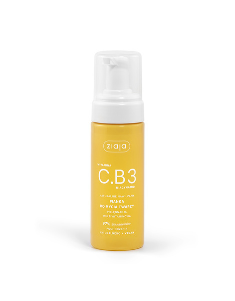 Ziaja Vitamin C.B3 Niacinamide Foam Face Wash 150ml