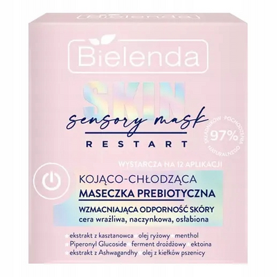 Bielenda Skin Restart Prebiotic Cooling Reinforcing Skin Mask for Sensitive Skin 50ml