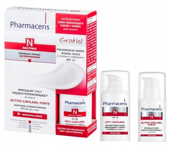 Pharmaceris N Set Cream Active Capilaril and Cream Opti Capilaril 30x15ml