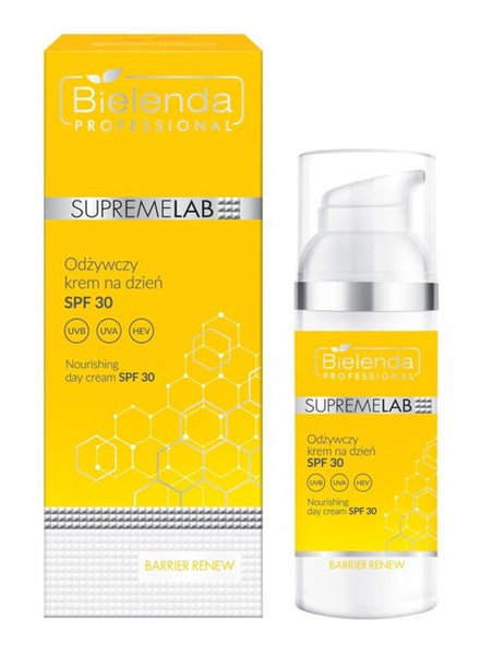 Bielenda Professional SupremeLab Barrier Renew Nourishing Day Cream for Dry and Sensitive Skin SPF30 50ml