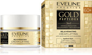 Eveline Gold Peptides 3in1 60+ Day Night Rejuvenating Lifting Cream with Gold Peptide and Ceramides 50ml