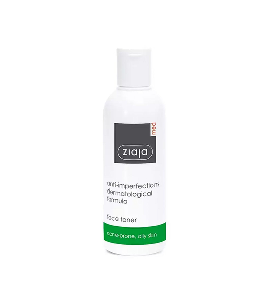 Ziaja Med Antibacterial Treatment Cleansing Facial Tonic for Problematic Skin 200ml