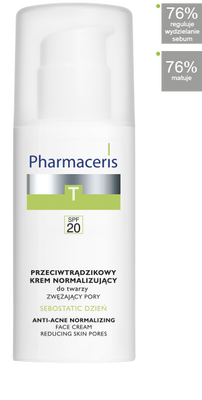 Pharmaceris T Sebostatic Normalizing Anti Acne Day Face Cream SPF 20 50ml