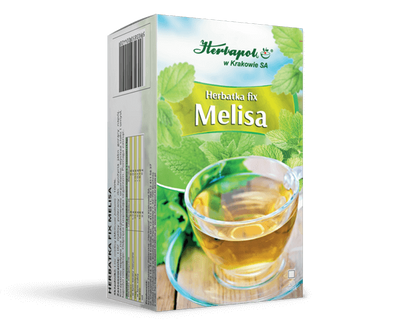 Herbapol Tea Fix Lemon Balm Leaf for Body Relaxation and Better Sleep 20x1.5g