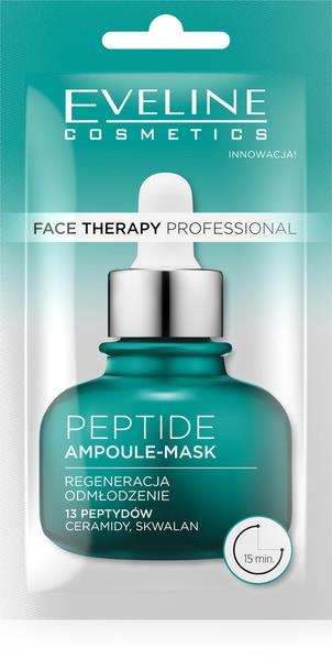 Eveline Face Therapy Professional Ampoule-Mask Peptide Regenerating Cream Mask for Gray and Tired Skin 8ml