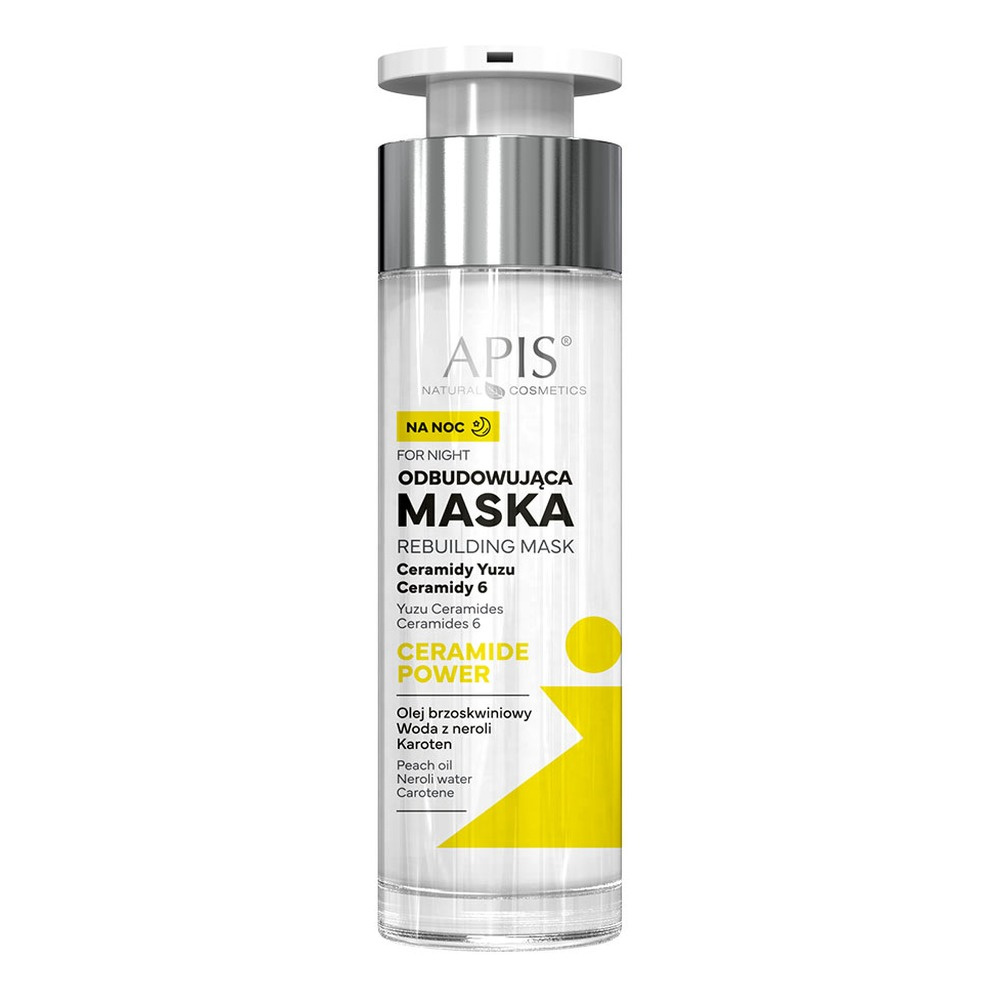 Apis Ceramide Power Night Rebuilding Mask for Dry Gray Sensitive Skin 50ml