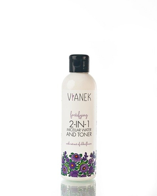 Vianek Strengthening and Cleansing Micellar Water and Tonic 2in1 for Capillary Skin 200ml