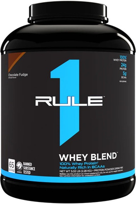 Rule One R1 Whey Blend, Chocolate Fudge - 2280g