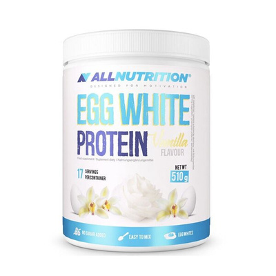 Allnutrition Egg White Protein Vanilla Egg Protein for Active People 510g