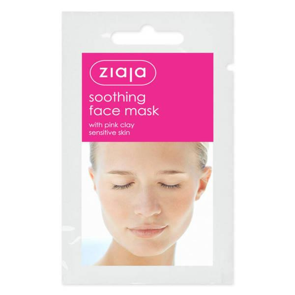 Ziaja Soothing Mask with Pink Clay for Sensitive Skin Vegan 7ml Best Before 30.11.26