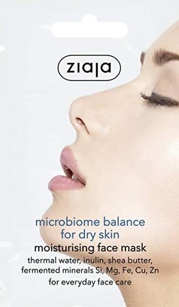 Ziaja Mikrobion Balans Moisturizing Creamy Mask for Dry Skin 7ml Best Before 28.02.25