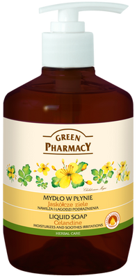Green Pharmacy Liquid Soap Celandine Moisturizing and Soothing Irritations 465ml