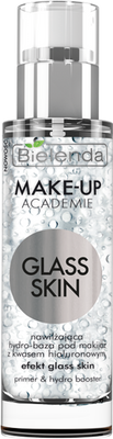 Bielenda Make Up Academie Glass Skin Moisturizing Hydro Make Up Base with Hyaluronic Acid 30g
