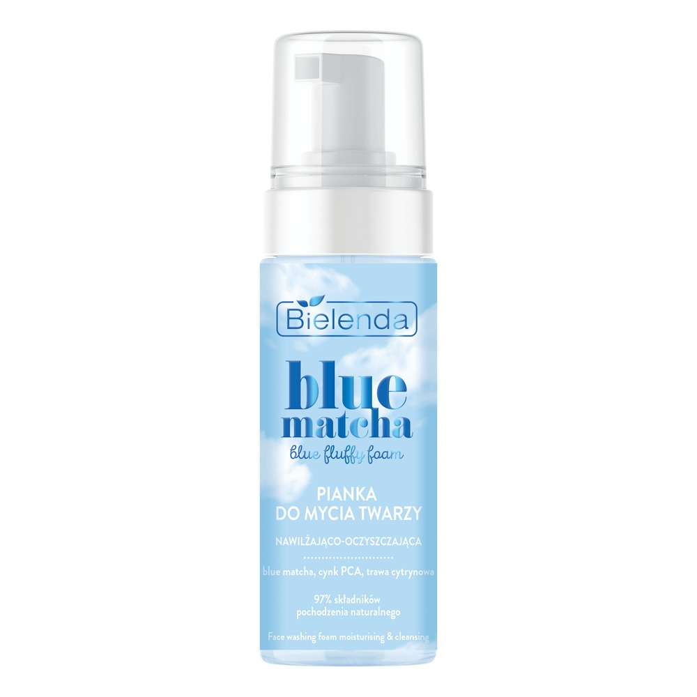 Bielenda Blue Matcha Moisturizing and Cleansing Face Fluffy Foam 150ml