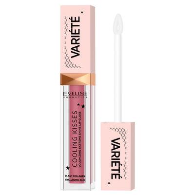 Eveline Variete Cooling Kisses Lip Gloss Increasing Lips Volume No. 05 New Romance 6.8ml