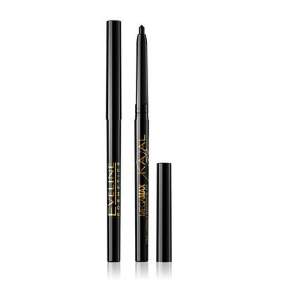 Eveline Mega Max Eye Pencil Eyeliner Kajal Black 1 Piece