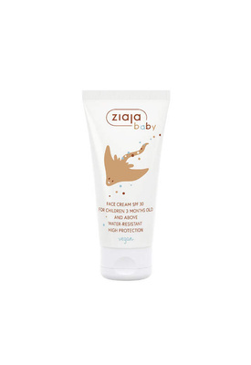 Ziaja Baby Waterproof Face Cream SPF 30 for Children 3m+ 50ml